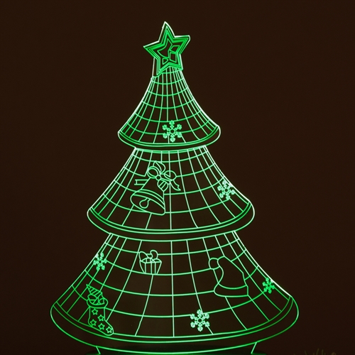 Plate for 3D Night light Christmas Tree